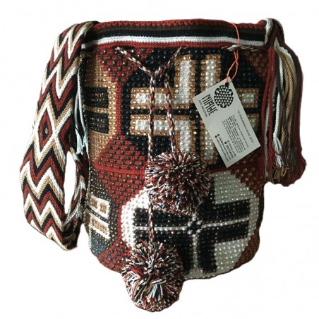Mochila Wayuu Decorada